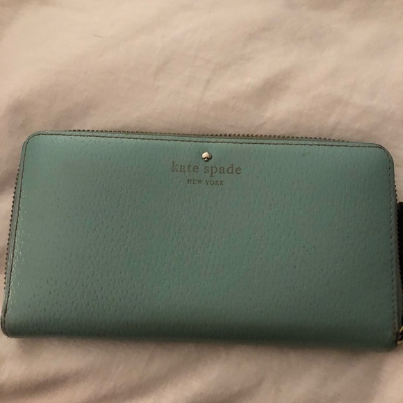 Kate Spade Shell Blue/Teal Wallet - Picture 1 of 4